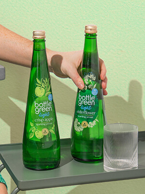 2 bottle green bottle - champers drinks