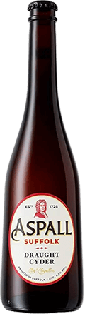 Aspall Draught Suffolk Cider 5.5_ ABV - 12 x 330ml NRB (small) - Champers Drinks