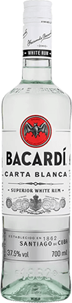 Bacardí Carta Blanca White Rum 70cl - Champers Drinks