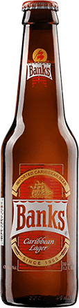 Banks Caribbean Lager - 24 x 330ml NRB - Champers Drinks