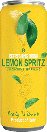 Bottega Lemon Spritz Can 5.4_ - 250ml SINGLE - Champers Drinks