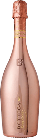 Bottega Liquid _Rose_ Gold Prosecco 75cl Single - Champers Drinks