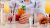 Soft drinks in glasses - champers drinks