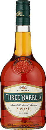 Three Barrels VSOP 70cl Single - Champers Drinks