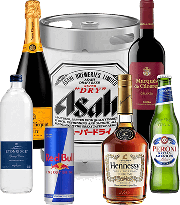 beer-keg-and-6-drinks-bottles